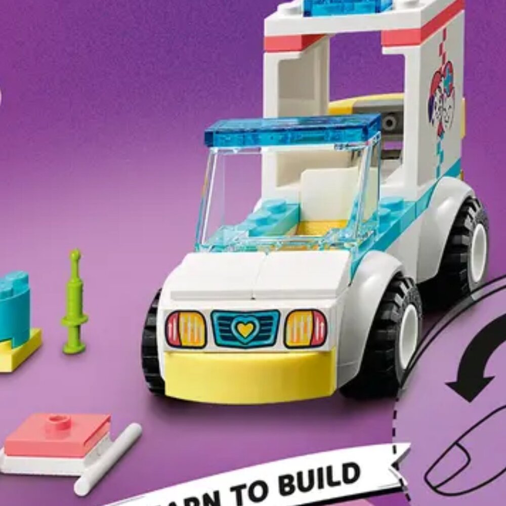 Lego Friends Pet Clinic Ambulance 41694 New In Box - Picture 10 of 15